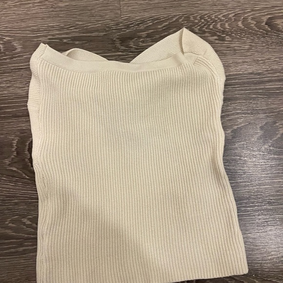 strapless knit top - Picture 2 of 2